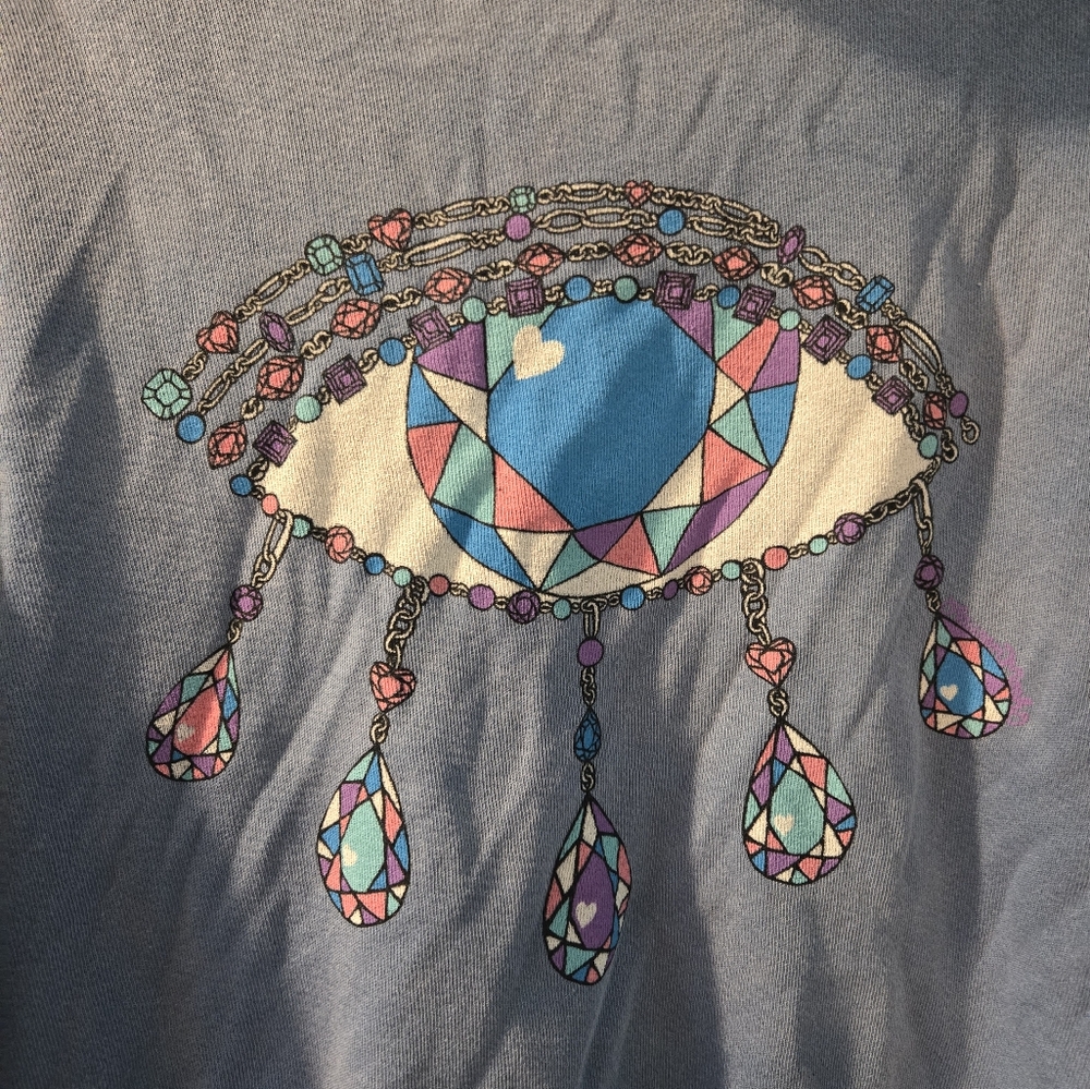Lauren Moshi Lachelle Diamond Evil Eye hoodie - Picture 13 of 16